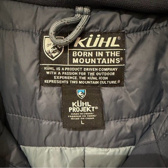 KUHL  Kopenhagen Insulated Trench Coat - Women's L Navy worn 1x - Picture 6 of 11